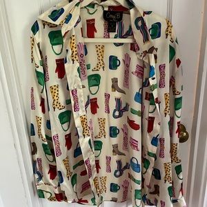 Funky Printed Button Up